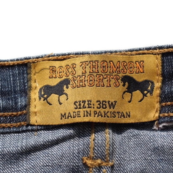 Ross Thomson Denim Bermuda Shorts - Picture 2 of 5